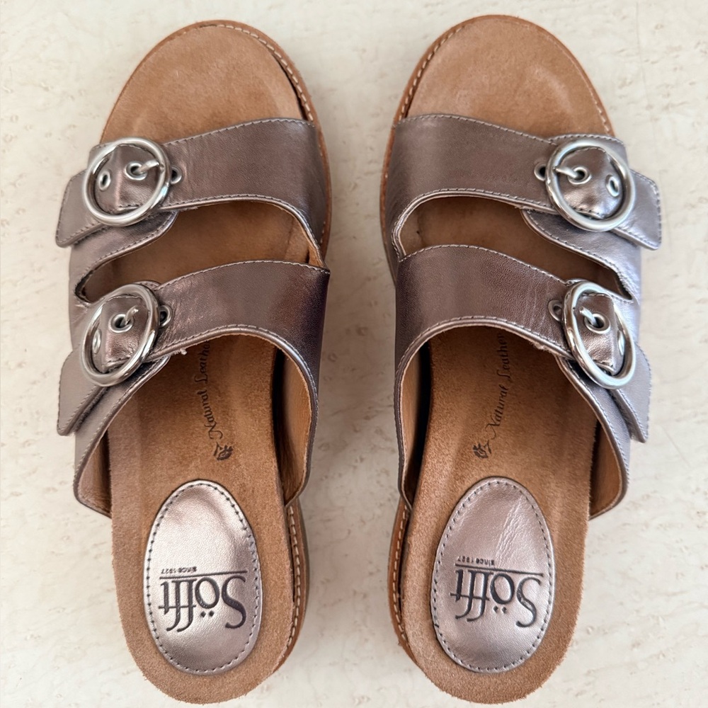 SOFFT Brooklyn Anthracite Sandals - size 7